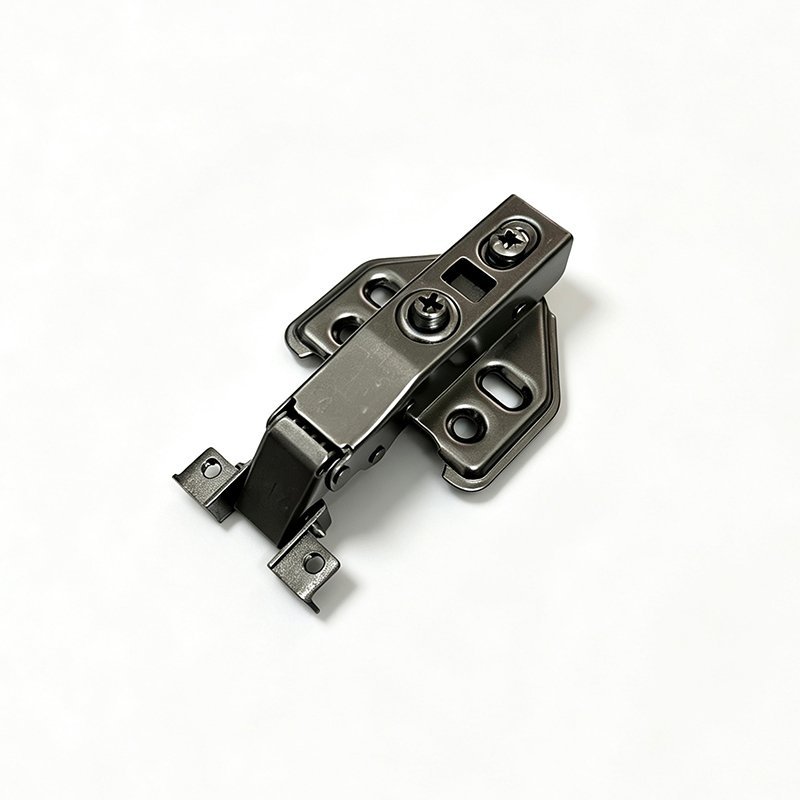Aluminum Frame Hinge (Gunmetal Finish) Aluminum frame hinge for aluminum-framed cabinet doors